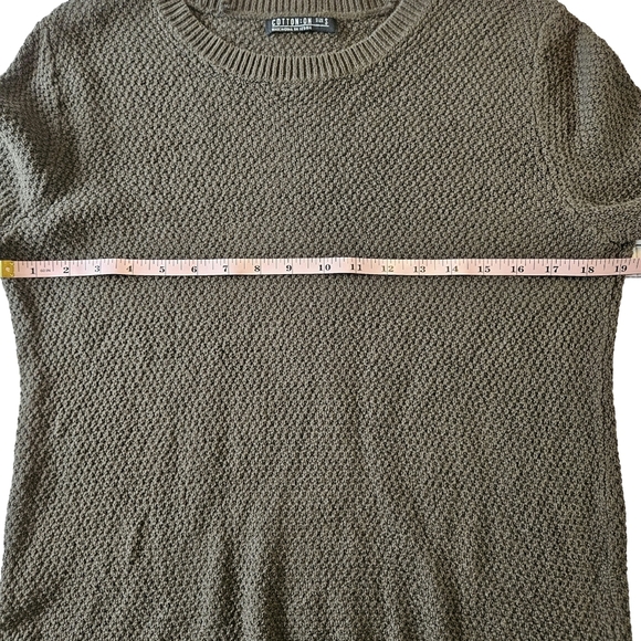 Cotton On Knit Sweater, Olive Green, Small - Picture 10 of 11